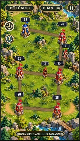 Tower Lords towers and routes